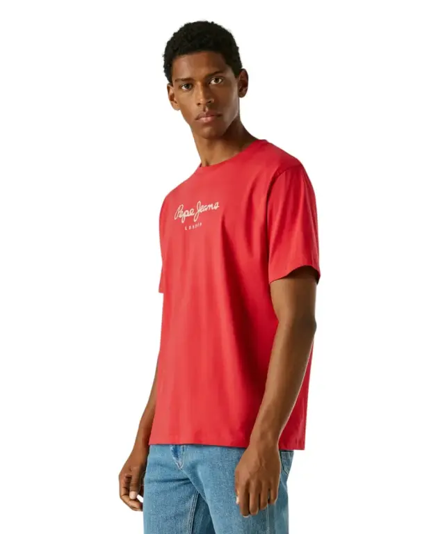 Pepe Jeans - Ανδρικό T-shirt Eggo N PM5010178-249 Κόκκινο 2
