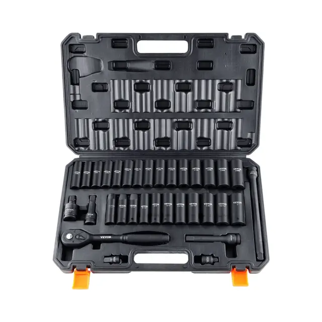 Σετ Καρυδάκια VEVOR 1/2" 33 Τεμαχίων SAE & Μetric