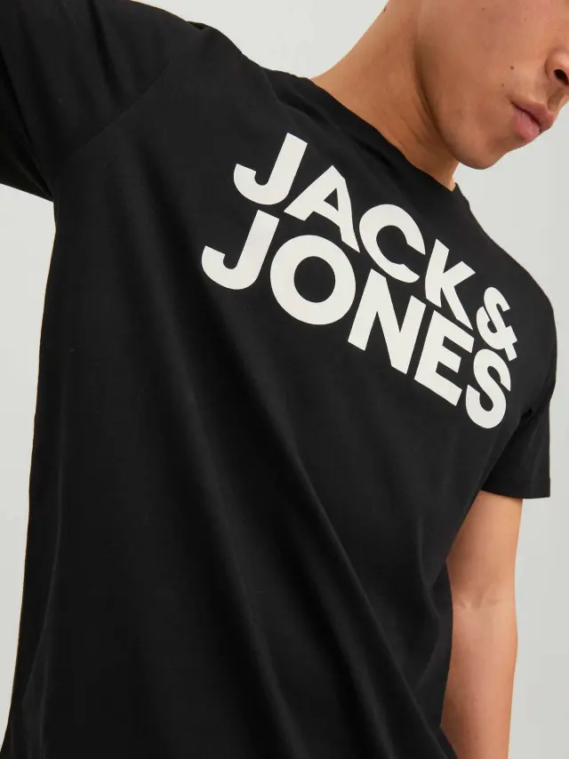 JJECORP LOGO TEE SS O-NECK NOOS Black 2