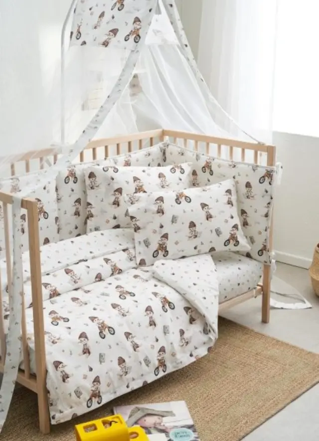 Vesta Home Σεντόνια Βρεφικού Κρεβατιού 120*165cm Pinocchio 12004
