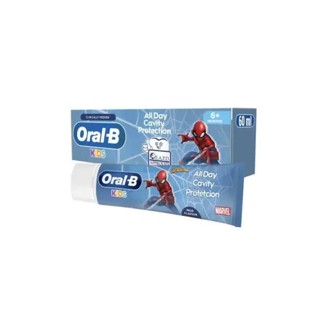 Oral-B Kids Οδοντόκρεμα 6+ Μηνών - 6 Ετών Spiderman 60ml