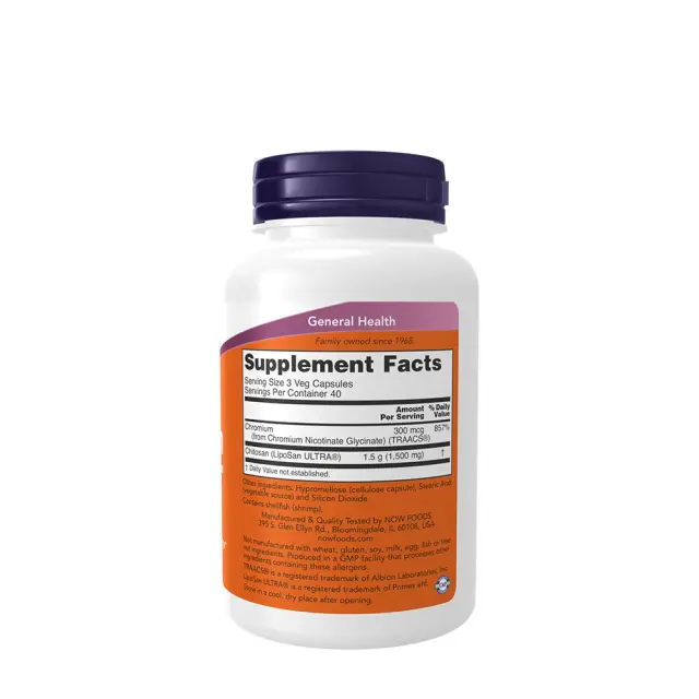 Now Foods Chitosan 500 mg with Chromium 2