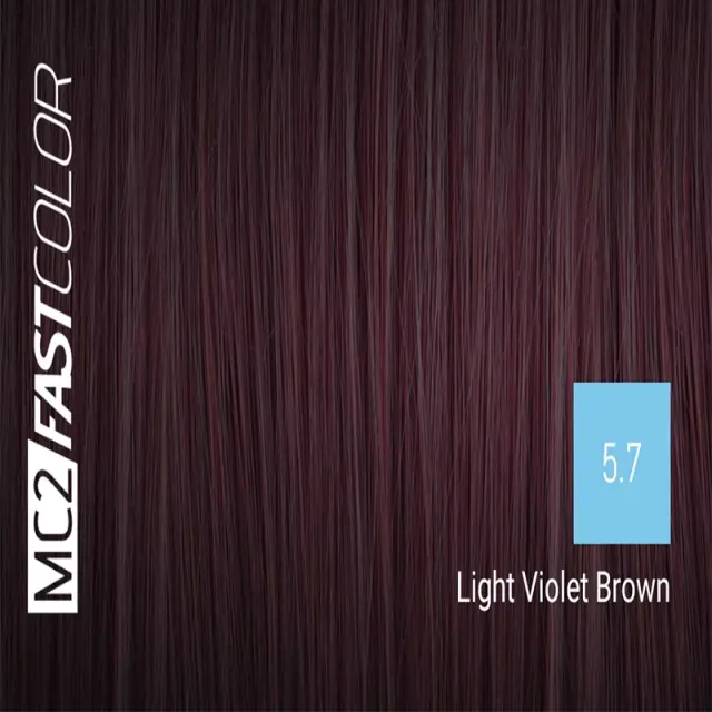Sensus MC2 Fast Color 5.7 Light Viole Brown 100ml - (μόνιμη βαφή χωρίς αμμωνία για γρήγορη εφαρμογή) 2