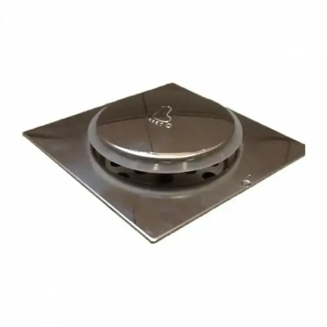 Ανοξείδωτο Σιφώνι Μπάνιου Pop Up με Ταψάκι 12x12cm και Σιφώνι 10cm 1τμχ 3