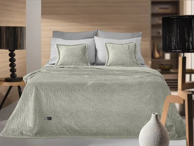 ΚΟΥΒΕΡΤΑ ΥΠΕΡΔΙΠΛΗ ΣΕΤ 2ΤΜΧ BOLZANO KHAKI 220X240 GUY LAROCHE