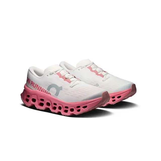 On Women's Cloudmonster 3 Άσπρο - Ροζ 3WG10035084 (On) 3