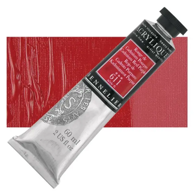 Ακρυλικό Sennelier Extra Fine - 611 Cadmium Red Purple S6 - 60ml
