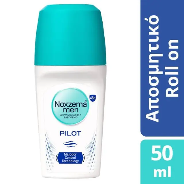 Noxzema Men Pilot Roll On Ανδρικό Αποσμητικό, 50ml