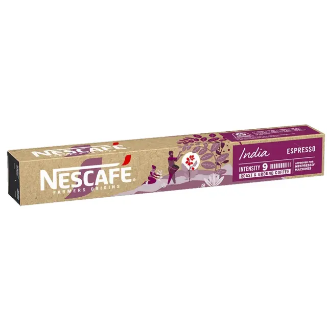 Nescafe Farmers Origins India Κάψουλες Nespresso 10τμχ