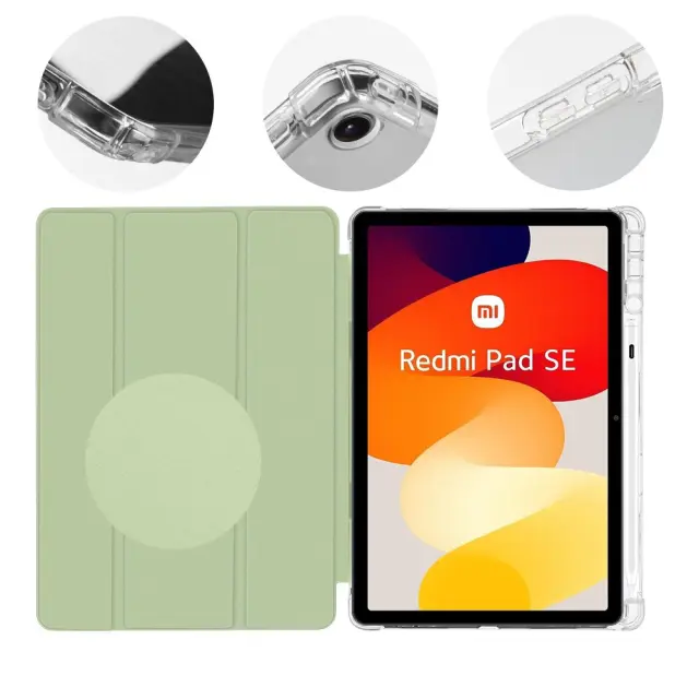 OBAL:ME MistyTab Case for Xiaomi Redmi Pad SE Light Green 2