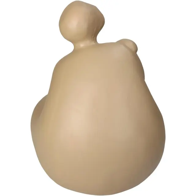 Διακοσμητικό Γυναίκα Μπεζ Τερακότα 29x25.8x35.6cm 3
