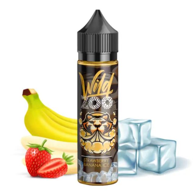 Strawberry Banana Ice 20ml (60ml) - Wild Zoo Flavorshots