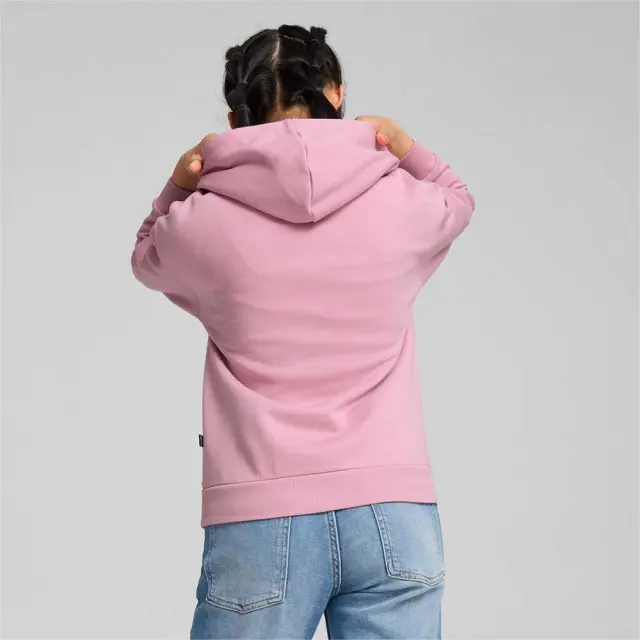 Puma Girl's Essentials+ Script Metallic Fleece Hoodie Ροζ 682780-48 (Puma) - 140 2