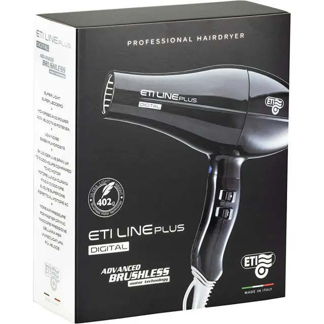 Eti Line Digital Plus White Επαγγελματικό Πιστολάκι Μαλλιών 2500W 2