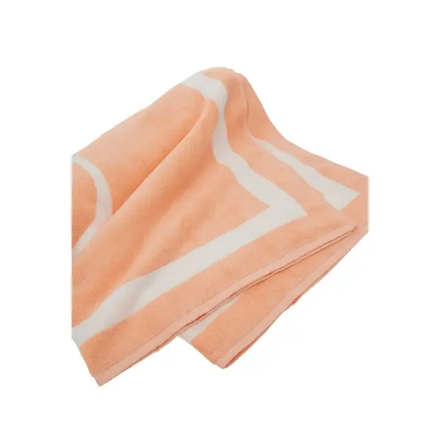 Guess Πετσέτα Θαλάσσης Lux Sponge Jacquard - 180 x 100 cm, Χρώμα Light Sorbet Orange - ONESIZE 2