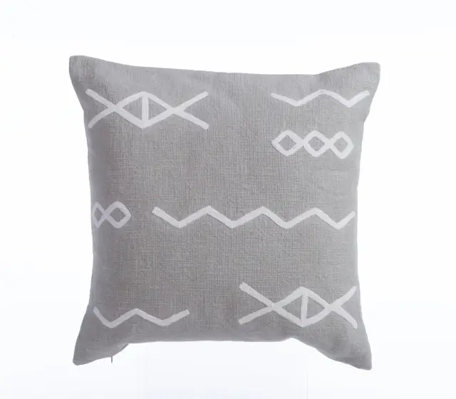 ΔΙΑΚΟΣΜΗΤΙΚΟ ΜΑΞΙΛΑΡΙ CREATE 45X45 NEF-NEF HOMEWARE GREY 2