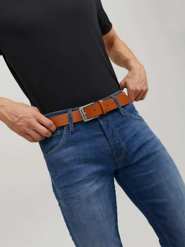 JACROCK LEATHER BELT NOOS Cognac 2