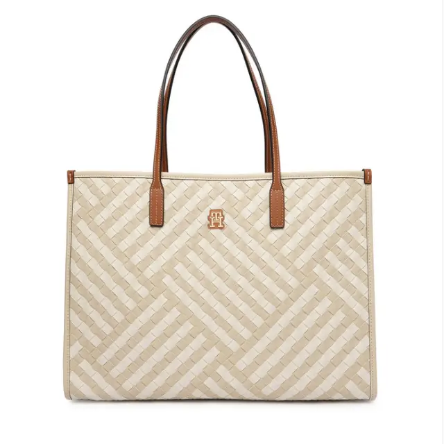 Γυναικεία Τσάντα Ώμου Tommy Hilfiger AW0AW18394-0F4 Μπεζ Μπεζ - One Size