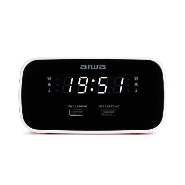 AIWA Οικιακό Ρολόι CRU-19RD Red (CRU-19RD)