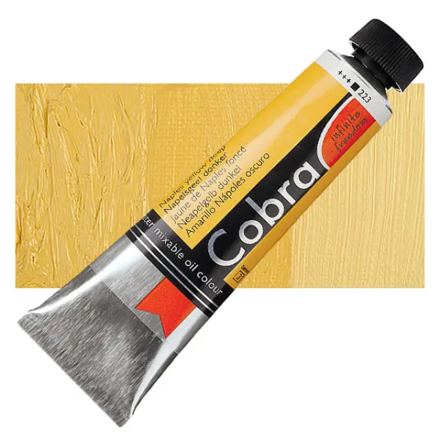 Λάδι Νερού Talens Cobra - 223 Naples Yellow Deep - 40ml