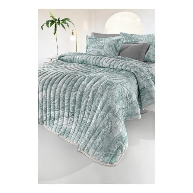 Κουβερλί Υπέρδιπλο Guy Laroche Drama Mint 220x240