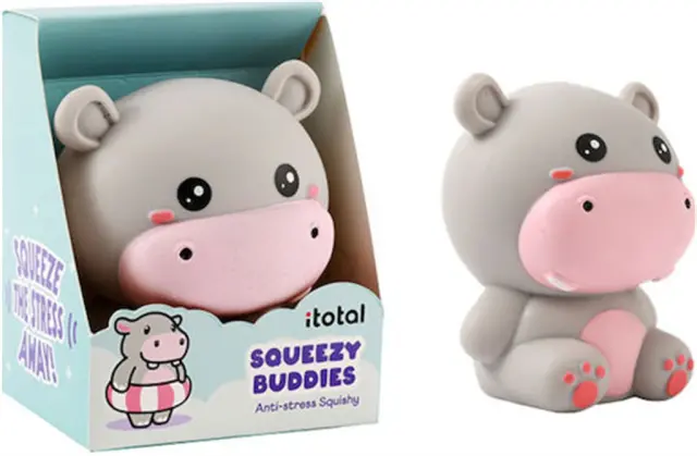 i-Total Antistress Squishy Squeezy Buddies Hippo / XL3269 (i-Total)