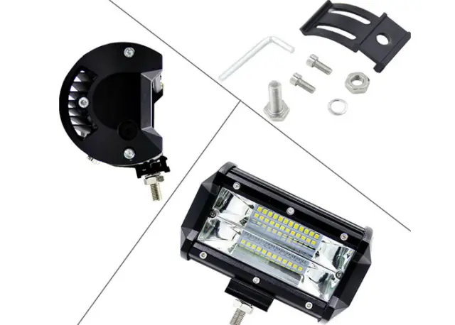 Αδιάβροχος προβολέας CREE LED 72W 24Led 6000K