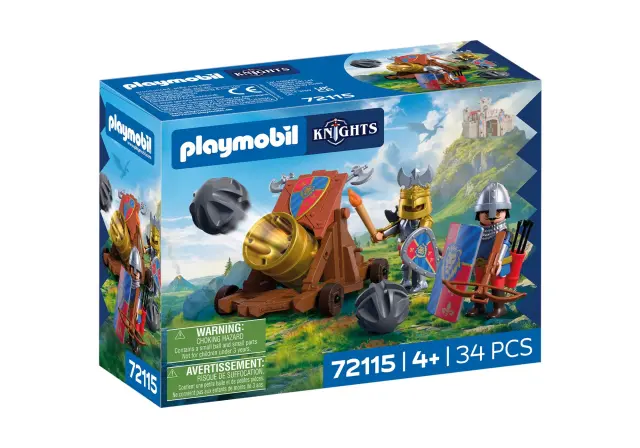 Playmobil 72115 - Knights Λεοντόκαρδοι Ιππότες με κανόνι 2