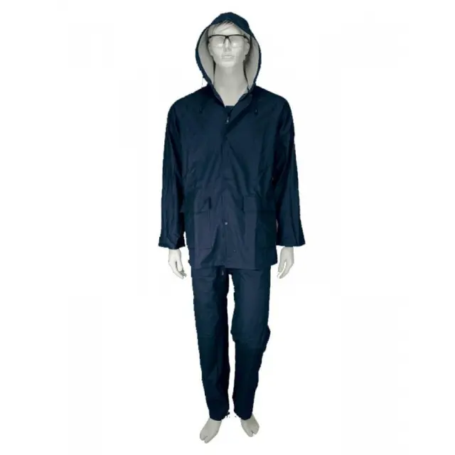 Αvedo Galaxy PU Comfort -Αδιάβροχο Κοστούμι PU με Κουκούλα - 05-Navy Blue-Μπλε Ναυτικού