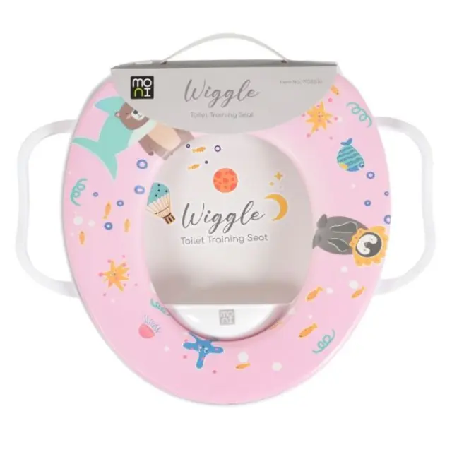 Moni Εκπαιδευτικό Κάθισμα Τουαλέτας Wiggle Pink 3800146272265