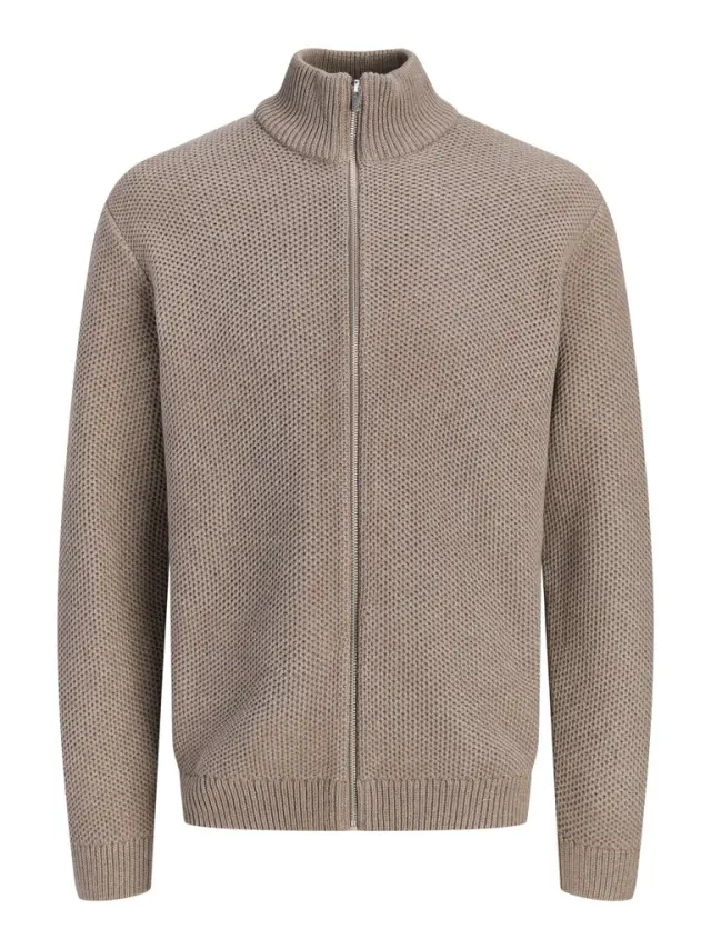 JPRBLATYCE KNIT CARDIGAN - Walnut
