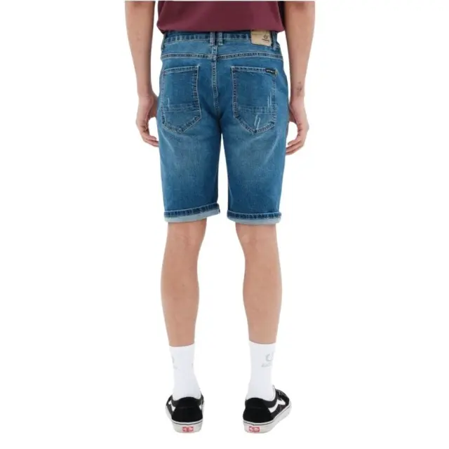 Emerson Stretch Denim Short (221.EM45.197-Blue) - Μπλέ 2