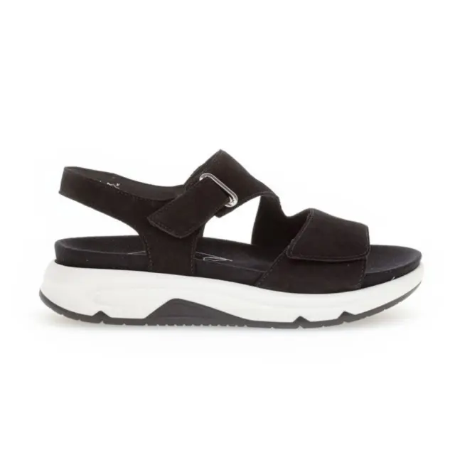 Gabor Πέδιλα Γυναικείο δέρμα Nubuck Μαύρο GAB/86885 37-SCHWARZ