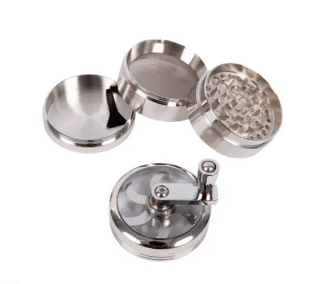 Μεταλλικός Μύλος Grinder Τρίφτης Καπνού 55mm 4 PARTS