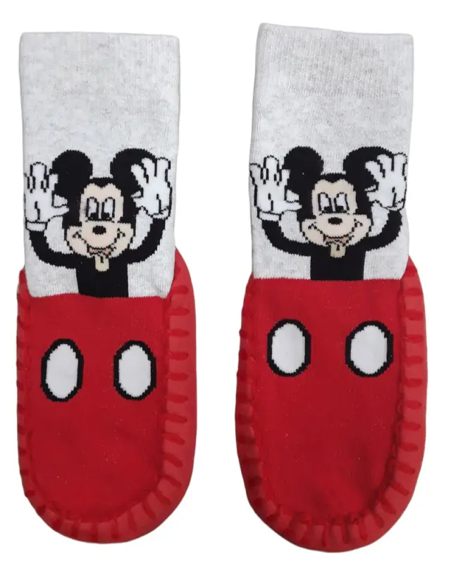 Καλτσοπαντόφλες Mickey Red Grey 7120311 - 23-24