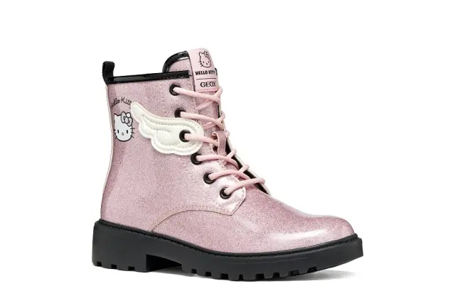 Παιδικό Παπούτσι για Κορίτσι Geox J Casey Girl x Hello Kitty (Μεγέθη 28-36) ΡΟΖ 2