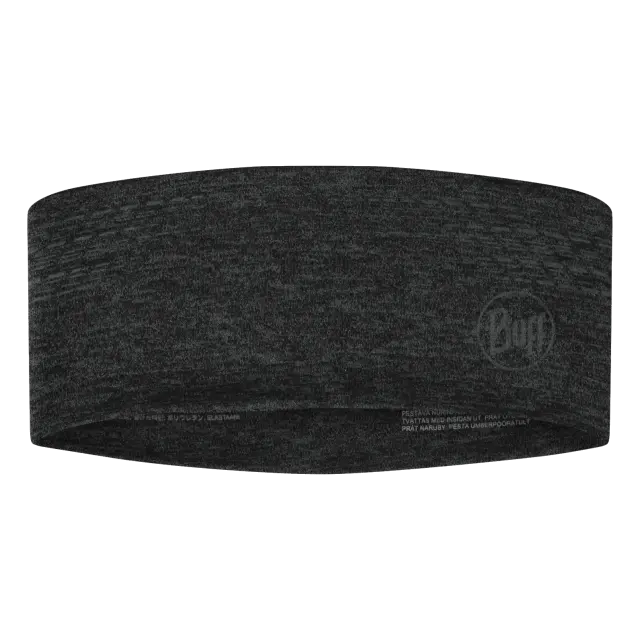 Buff DryFlx® Headband Solid Black Αθλητική Κορδέλα - One size