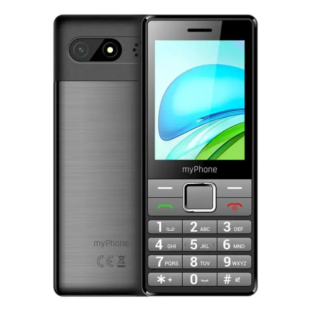 Κινητό Τηλέφωνο myPhone 7340 LTE (Dual SIM) Μαύρο-Ασημί N70656