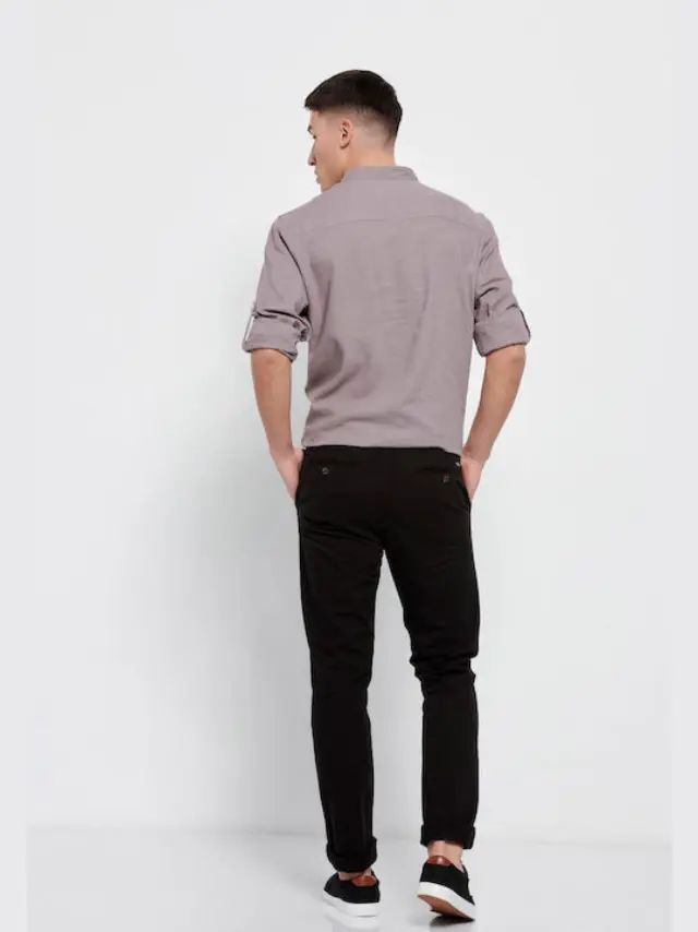 Funky Buddha Chino Pants Black FBM007-001-02 2
