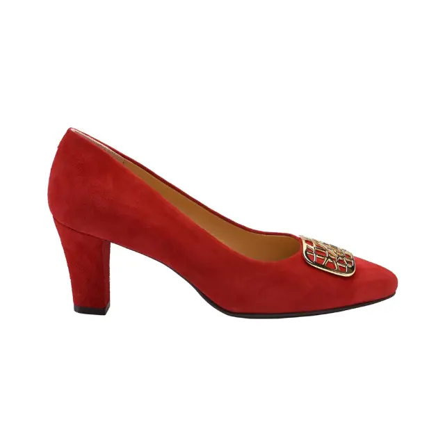Ferdinando Γόβες Γυναικείο δέρμα Nubuck Κόκκινο FER/B009 ROSSO - 37