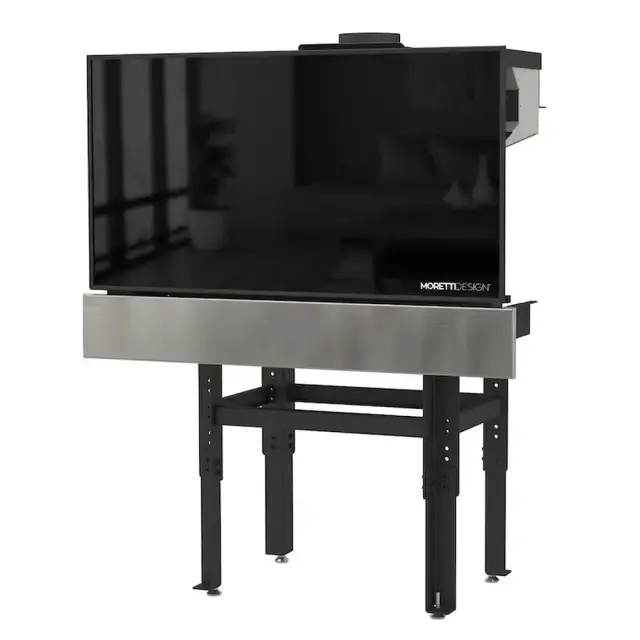 Moretti Design SLOT VISION AQUA 26 kW Ένθετο Τζάκι Pellet Νερού 2