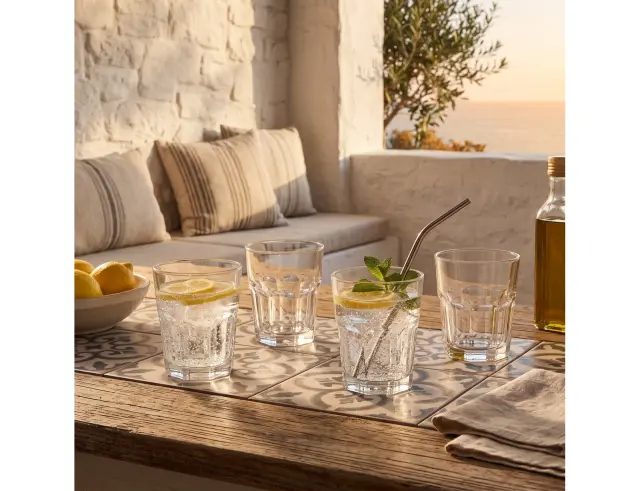 Σετ Γυάλινα Ποτήρια Excellent Houseware χωρητικότητας 250ml - 4 τεμάχια YE5000060