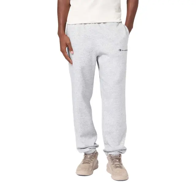 Champion Men's Elastic Cuff Fleece Icons Sweatpants Γκρι 221800-EM021 (Champion) - XXLarge