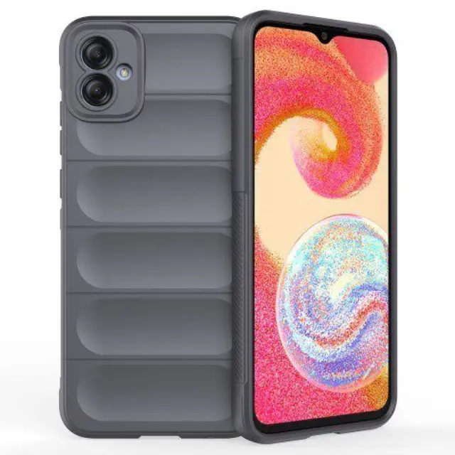 Back Cover Θήκη Σιλικόνης Rugged Anti Scratch για Samsung Galaxy A04e 4G- Grey OEM