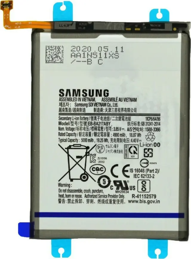 Μπαταρία Samsung Galaxy EB-BA217ABY για A21s A217F -A12 5000mAh ORIGINAL (Bulk)
