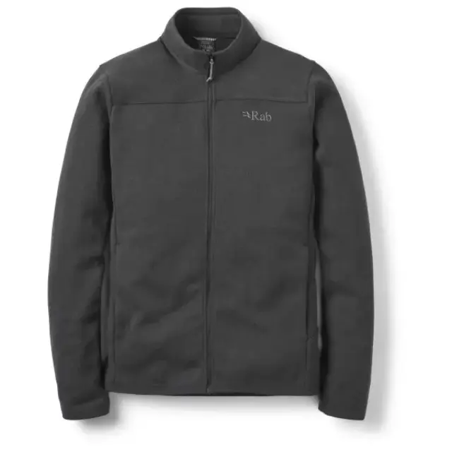 Rab Ryvoan Jacket Ανδρική Fleece Ζακέτα Regular Ebony - 2XL