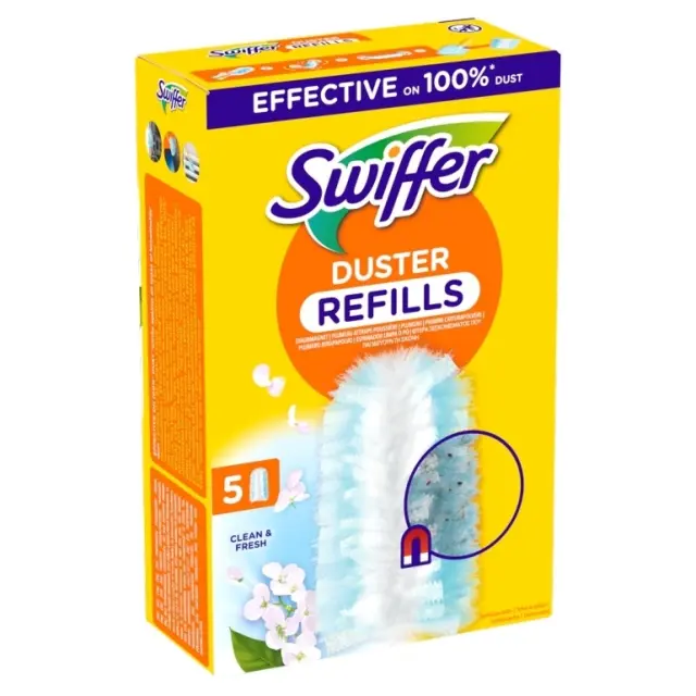 Swiffer Duster φτερά ξεσκονίσματος ανταλλακτικά clean & fresh 5τεμ 2