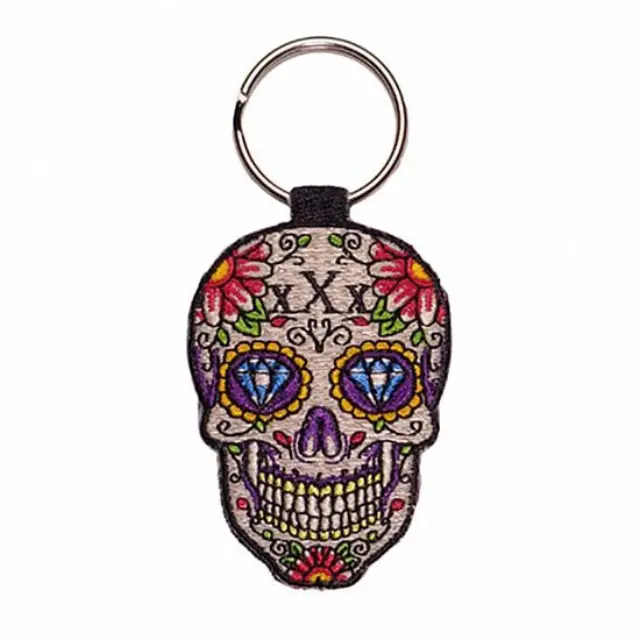 Υφασμάτινο Μπρελόκ "Skull Mexican"