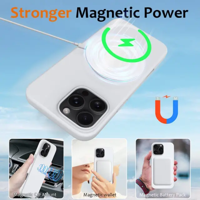 MagSafe Θήκη για iPhone 16 Pro- White OEM 3