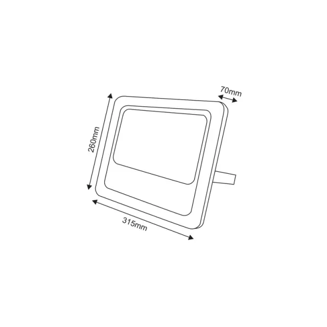 LED SMD ΠΡΟΒΟΛΕΑΣ ΜΕ ΦΩΤΟΒΟΛΤΑΙΚΑ ΠΑΝΕΛ 100W 6000K IP66 120° Ra70 / SV10060 3